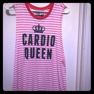 5/$15 Muscle shirt - Cardio Queen!